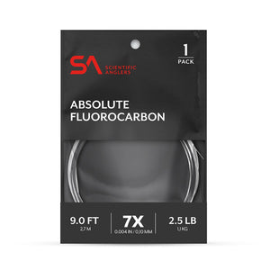 Absolute Fluorocarbon - Leader - 9ft. - TaleTellers Fly Shop