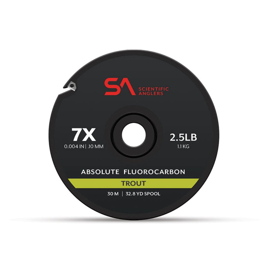 Absolute Fluorocarbon - Trout - Tippet - 30M - TaleTellers Fly Shop