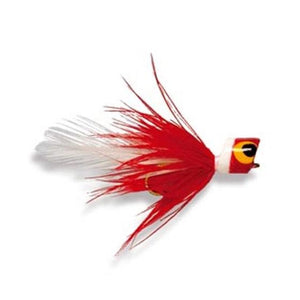 Bluegill Popper (Red/White) - TaleTellers Fly Shop