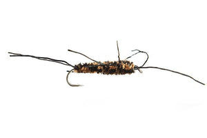 Flexi Girdle Bug - Coffee/Black - Stonefly - TaleTellers Fly Shop