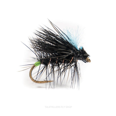 Hot Spot Elk Hair Caddis - Black - TaleTellers Fly Shop