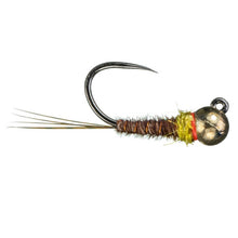 Load image into Gallery viewer, Jig Frenchie - Yellow Hotspot - TaleTellers Fly Shop
