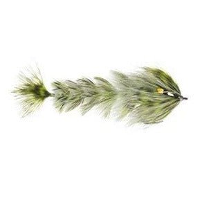 Olive/White - Feather Game Changer - Fly Men Fishing Company - TaleTellers Fly Shop