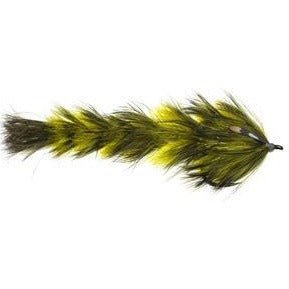 Olive/Yellow - Feather Game Changer - Fly Men Fishing Company - TaleTellers Fly Shop