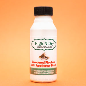 Powdered Floatant with Applicator Brush - High N Dry - TaleTellers Fly Shop