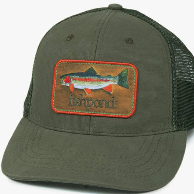 Rainbow Trout Hat - Olive - TaleTellers Fly Shop