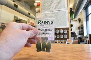 Rainy's Frog Bodies - Olive Foam - TaleTellers Fly Shop