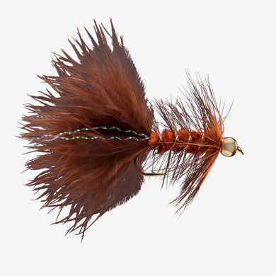 Wooly Bugger - Gold Bead - Brown - TaleTellers Fly Shop