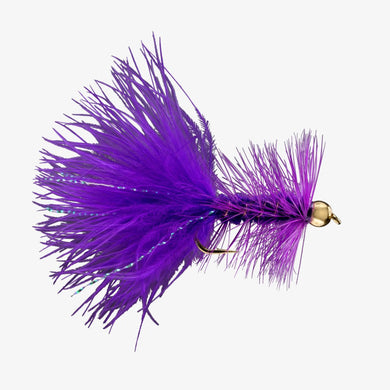 Wooly Bugger - Gold Bead - Purple - TaleTellers Fly Shop