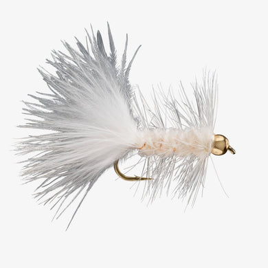 Wooly Bugger - Gold Bead - White - TaleTellers Fly Shop