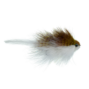Galloup's Bangtail - Olive/White - Articulated Streamer