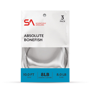 Absolute Bonefish - 3 Pack - Leaders
