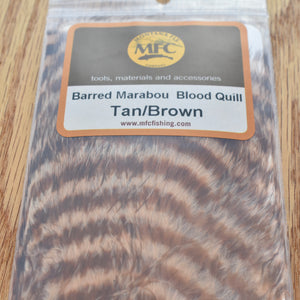 Barred Marabou Blood Quill - MFC