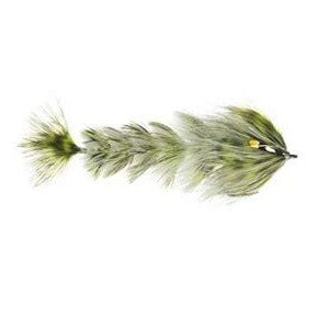 Olive/White - Feather Game Changer - Fly Men Fishing Company