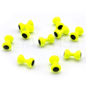 Painted Lead Dumbbell Eyes - Hareline